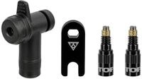 Topeak TurboFlow Ventiladapter RapidHead Set 4-TLG, Aluminium/Composite,...