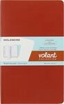 Moleskine Volant Notizhefte (liniert, Soft Cover, Large/A5) 2er-Set Korallrot,