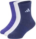 adidas Unisex Kinder Cushioned Sportswear Crew Socks 3 Pair Pack Socks, Pure