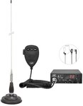 PNI CB-Funkkit CB Escort HP 8001L ASQ + CB-Antenne ML100, Zigarettenanz&uuml;nderstecker