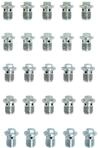 KS Tools &Ouml;lablassschraube, Au&szlig;en6kant 13mm, M18x1,5x21mm, 25er-Pack, 430.2081