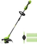 Greenworks 24V 33cm Akku Rasentrimmer f&uuml;r G&auml;rten Gen2 2-in-1 Neu