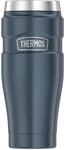 Thermos STAINLESS KING Thermobecher aus Edelstahl ice grey 0,47l - Coffee to Go