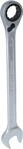 BRILLIANT TOOLS BT013822 Ratschenringschl&uuml;ssel, umschaltbar, 22 mm [Powered by KS