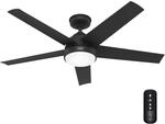 Hunter Fan 132 cm / 52 inch Marina Matte Black WeatherMax Indoor/Outdoor Indoor