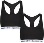 Reebok Damen, Schwarz, elastisches, Bauchfreies Sport-Top T-Shirt, Wei&szlig;, XS
