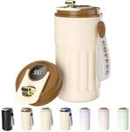 Homealexa Kaffeebecher to go Digitalanzeige Thermobecher Kaffee to go 410ml 316