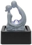 Dehner Zimmerbrunnen Palila, Indoor-Brunnen, mit LED-Beleuchtung, ca 21,5x27x18...