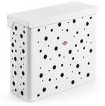 WESCO W&auml;schebox Duo 2 breit in der Farbe wei&szlig; matt aus pulverbeschichtetem