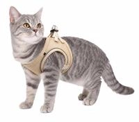 katzengeschirr - Step&Go Berta beige S - 24-29 cm / 31-35 cm - Nylon mit
