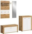 xonox.home Garderobe Jam X8BK6G03 Garderobenkombination Garderoben-Set in Wotan...