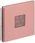 walther design Spiralalbum 30x30 cm Fun Peach Fuzz SA-110-PF