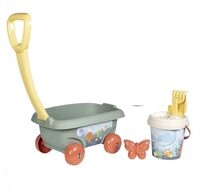 Smoby Life &ndash; Komplett ausgestatteter Strandwagen &ndash; Eimer, Sieb, Rechen,...