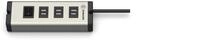 EHMANN 0601x09032033 Multilader Steckdosenleiste, Aluminium, 6X USB-A, 3 m...