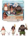 Mattel Disney Vaiana kleine Puppen im 3er-Set mit Vaiana, dem Halbgott Maui und
