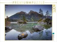 CALVENDO Puzzle Hintersee zum Sonnenaufgang (Berchtesgadener Land) |...