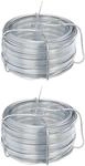 Alberts 530495 Drahtspule | verzinkt | Draht-&Oslash; 1,3 mm | L&auml;nge 50 m | 2er Set