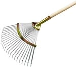 Siena Garden Profi-Laubbesen 45 cm mit Stield&uuml;lle feststehend