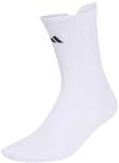 adidas Unisex Running Message Crew Sock Socks, white/black, XL
