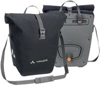 VAUDE Aqua Back Deluxe Hinterradtaschen wasserdicht 48 L, Paar, Black | Zwei