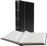 Leuchtturm 325030 Briefmarken-Sammel-Album - Einsteckbuch Basic - 64 wei&szlig;e DIN