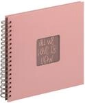 walther design Spiralalbum 26x25 cm Fun Peach Fuzz SA-108-PF