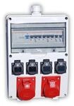 EHMANN PROFI Wandverteiler, M32 Eingang f&uuml;r Kabel, mit FI und