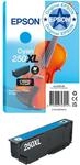 Original Epson 250XL Violin Singlepack Tintenpatrone | Cyan | 1x 8,9 ml |...
