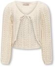Only & Kids Damen Kogmarina Life Ls Crop V-Neck KNT Noos, Birch, 122-128