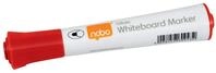 Nobo Glide Drywipe Whiteboardmarker-Set, 10 St&uuml;ck, Feine 2 mm Rundspitze, Rot,
