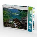 CALVENDO Puzzle Obersee mit Fischunkelalm in der Ferne 1000 Teile Puzzle quer 