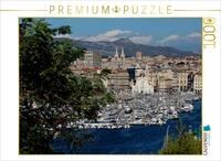 CALVENDO Puzzle Blick vom Jardin du Pharo in Marseille auf den Vieux Port 1000 Teile