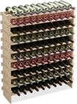 Relaxdays Weinregal, 100 Weinflaschen, stapelbares Flaschenregal, HBT:...