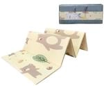Mamabrum Baby Spielmatte 195 x 176 cm mit Teddybär & Pferde Motiv -