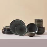 Karaca Fein 24-teiliges Dinner-Set f&uuml;r 6 Personen, Mehrfarben,...