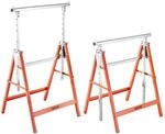 VEVOR Teleskop Arbeitsbock, 2er-Pack, Ger&uuml;stb&ouml;cke, 200 kg Tragkraft,