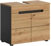 xonox.home - Waschbeckenunterschrank Canu 63x55x34 cm in Basalt grau und...