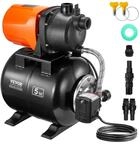 VEVOR 750 W Gartenpumpe, 3700 L/H, automatische Bew&auml;sserungspumpe mit 50 m