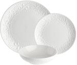 LA PORCELLANA WEISS - Set mit 18 Tellern Tr&auml;umer