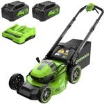 Greenworks 48V (2x24V) Selbstfahrender Akku Rasenm&auml;her bis zu 480m&sup2;, 46cm