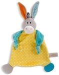 NICI Schmusetuch Esel 25 x 25 cm &ndash; niedliches Schnuffeltuch ab 0 + Monaten,