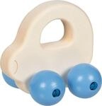 goki baby 65341 - Greifling Auto mit Perlen aus Holz f&uuml;r Babys &ndash; Made in Germany,