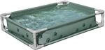 Bestway My First Frame Pool Haustier 2in1 Hundepool & erh&ouml;htes Hunde Bett 102x74x20