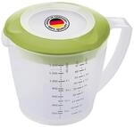 Westmark R&uuml;hrbecher mit Spritzschutz, Deckel und Ausgie&szlig;er, Kunststoff,