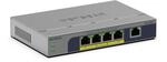 NETGEAR 5-Port Gigabit Ethernet Unmanaged PoE+ Switch: 4 PoE+ mit 83 W, dynamisches