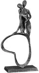 Casablanca Skulptur Stand by me, Deko Figur Anthrazit, Silber, Metall Statue