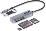 StarTech SD, microSD, CF Kartenleser, USB-C, USB-A (FCREADMICRO3V2)