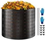 VEVOR Schnellkomposter 1000L Gartenkomposter 90x100cm Thermokomposter...