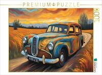 CALVENDO - Puzzle Oldtimer im Stil von Van Gogh | 1000 Teile Lege-Gr&ouml;&szlig;e...