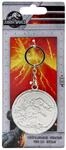 Jurassic World Metall Schl&uuml;sselanh&auml;nger mit Relief 7,5x0,5x17,5 cm, Bunt
